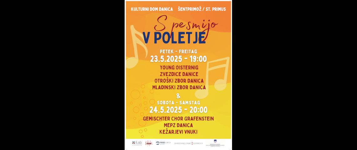 S pesmijo v poletje - 1. del - Teil 1